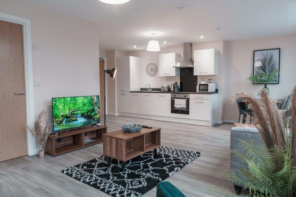 Contemporary 2 Bed Manchester Apartment - Sleeps 4 Exterior foto