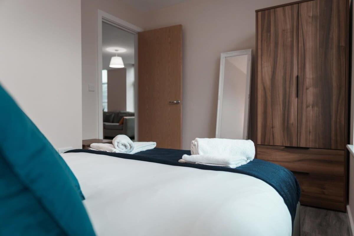 Contemporary 2 Bed Manchester Apartment - Sleeps 4 Exterior foto