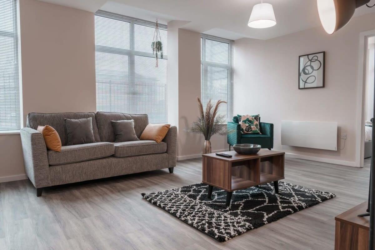 Contemporary 2 Bed Manchester Apartment - Sleeps 4 Exterior foto