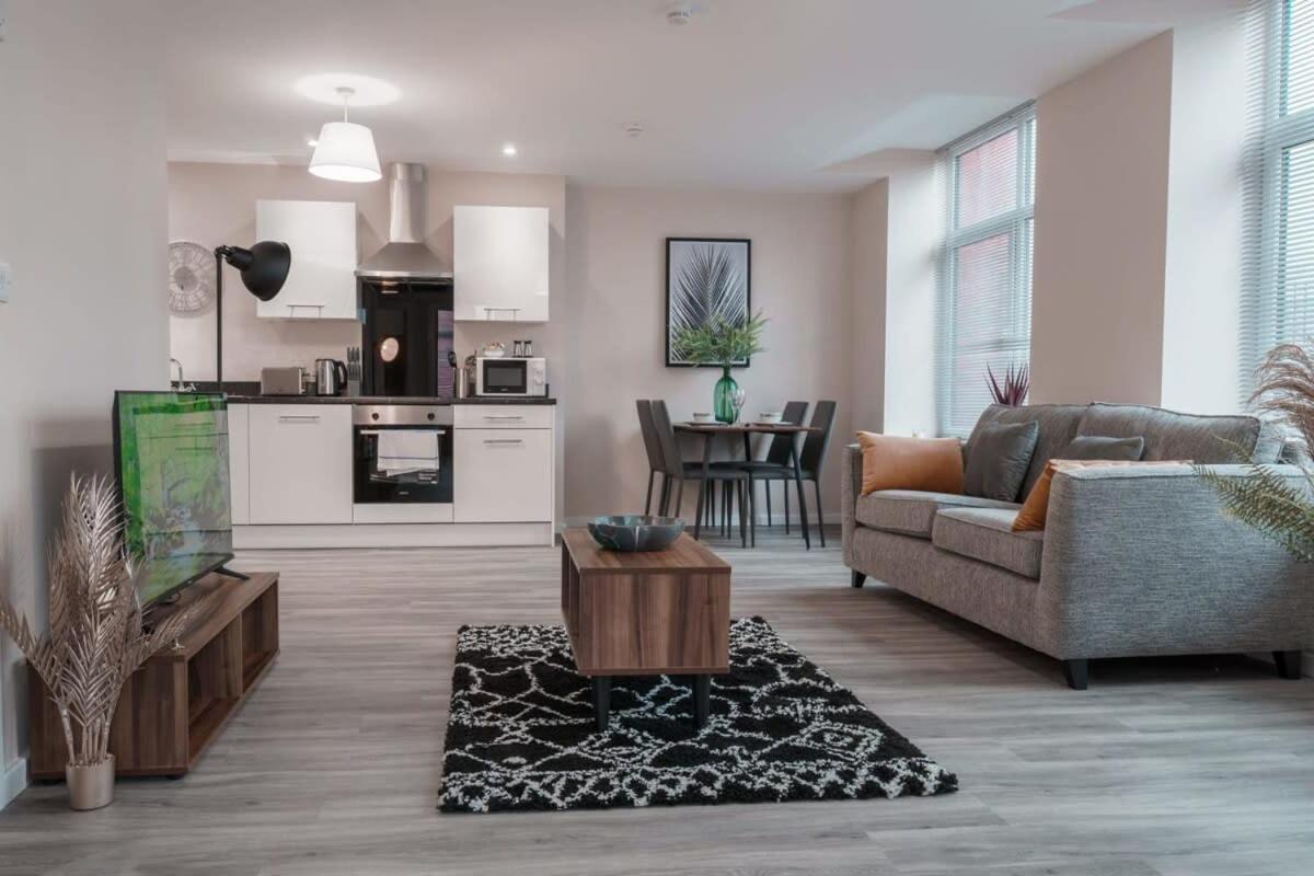 Contemporary 2 Bed Manchester Apartment - Sleeps 4 Exterior foto